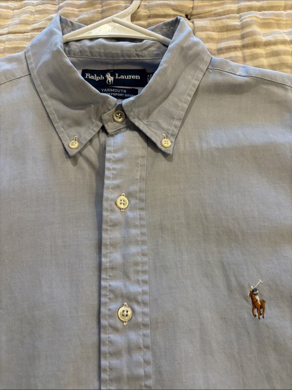 Ralph Lauren Light Blue Button-Down Oxford Shirt